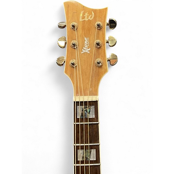 Used ESP LTD Xtone Series Spalted Maple Acoustic Electric Guitar