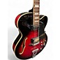 Used Ibanez AF75 Trans Red Sunburst Hollow Body Electric Guitar