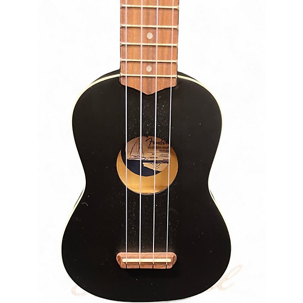 Used Fender California Coast Ukulele Black Ukulele