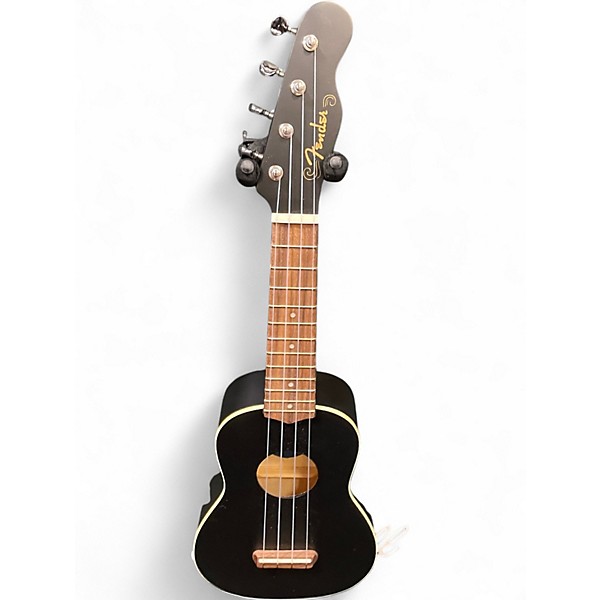Used Fender California Coast Ukulele Black Ukulele