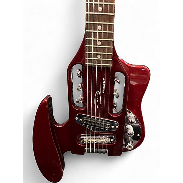 Used Traveler Guitar Speedster Candy Apple Red Metallic Acoustic Guitar