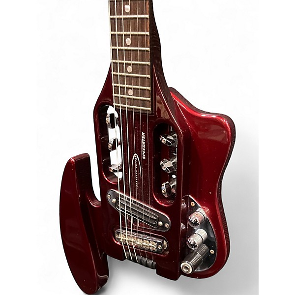 Used Traveler Guitar Speedster Candy Apple Red Metallic Acoustic Guitar