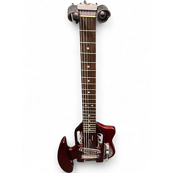 Used Traveler Guitar Speedster Candy Apple Red Metallic Acoustic Guitar