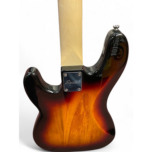 Used Squier Precision Bass 2 Tone Sunburst Electric Bass Guitar