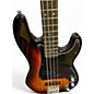 Used Squier Precision Bass 2 Tone Sunburst Electric Bass Guitar