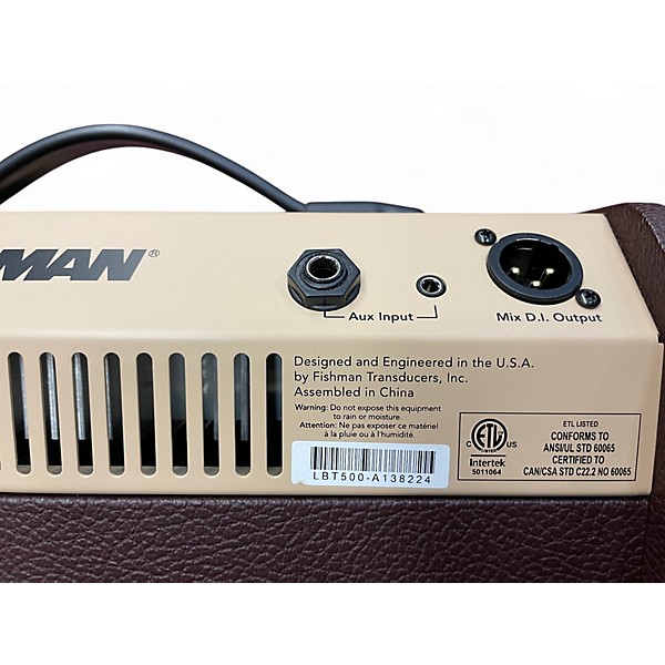 Used Fishman PROLBX500 Loudbox Mini Acoustic Guitar Combo Amp