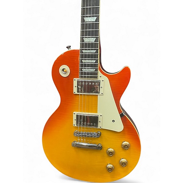 Used Epiphone 60S Reissue Les Paul Inspired by Gibson Sunrise Tea Burst Solid Body Electric Guitar