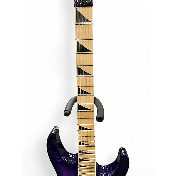 Used Jackson JS34Q Dinky Trans Purple Solid Body Electric Guitar
