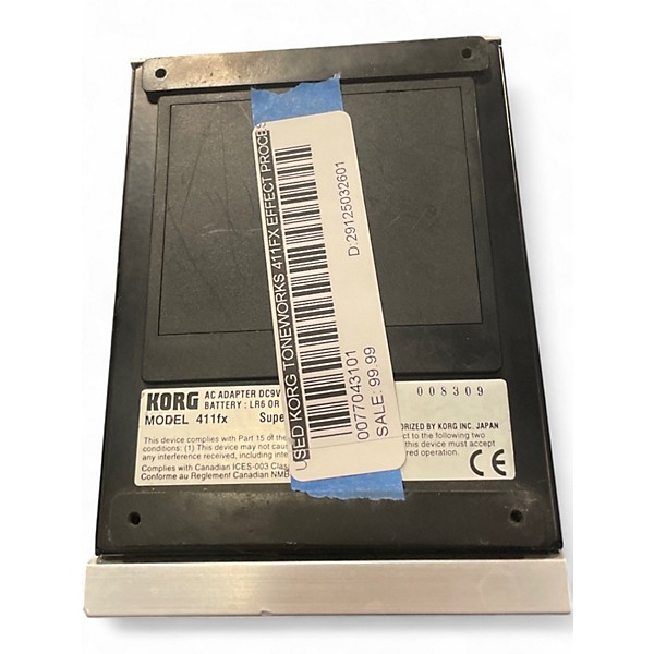 Used KORG TONEWORKS 411FX Effect Processor