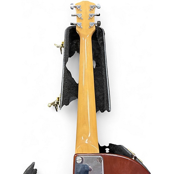 Used Johnson Single Cut Natural Solid Body Electric Guitar