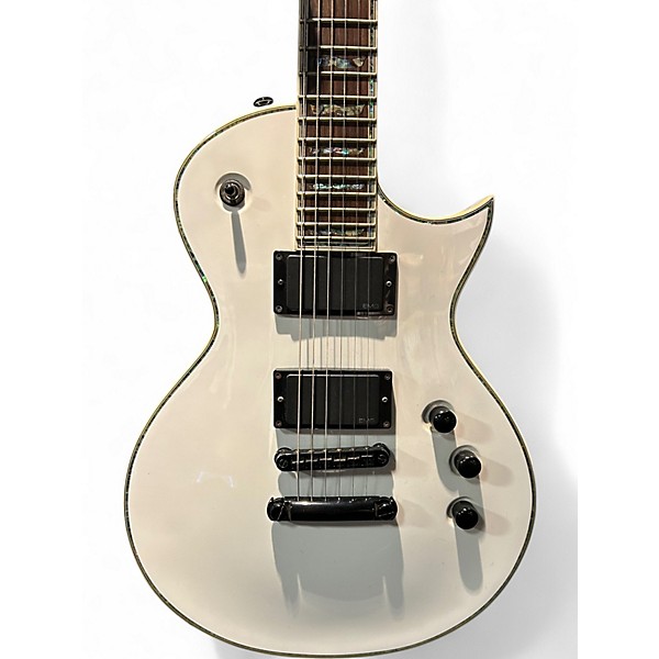 Used ESP EC1000 Deluxe White Solid Body Electric Guitar