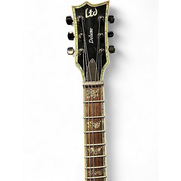 Used ESP EC1000 Deluxe White Solid Body Electric Guitar