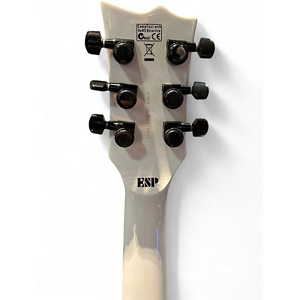 Used ESP EC1000 Deluxe White Solid Body Electric Guitar