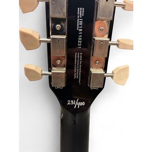 Used Supro BOWIE DUAL TONE White Solid Body Electric Guitar