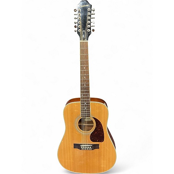 Used Epiphone DR212 Mahogany 12 String Acoustic Guitar