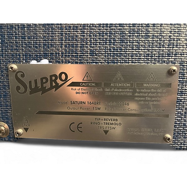 Used Supro 1638RT Saturn Reverb Tube Guitar Combo Amp