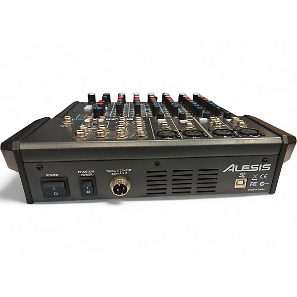 Used Alesis MultiMix 8 FX USB 8-Channel Unpowered Mixer