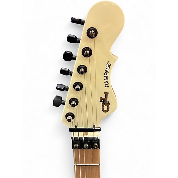 Used 2025 G&L Rampage 24 White Solid Body Electric Guitar