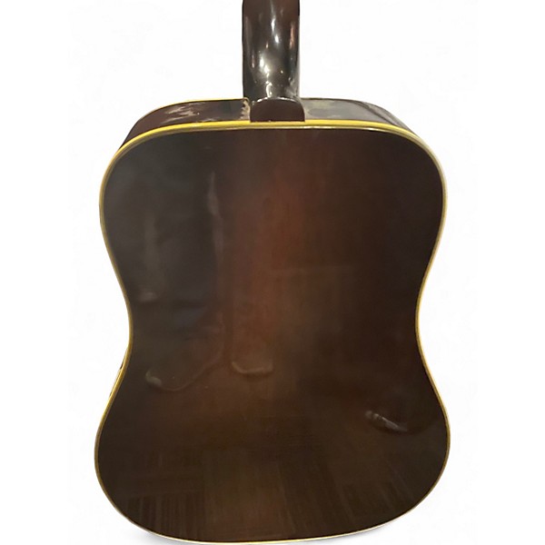 Vintage 1969 Gibson Southern Jumbo 2 Color Sunburst Acoustic Electric Guitar