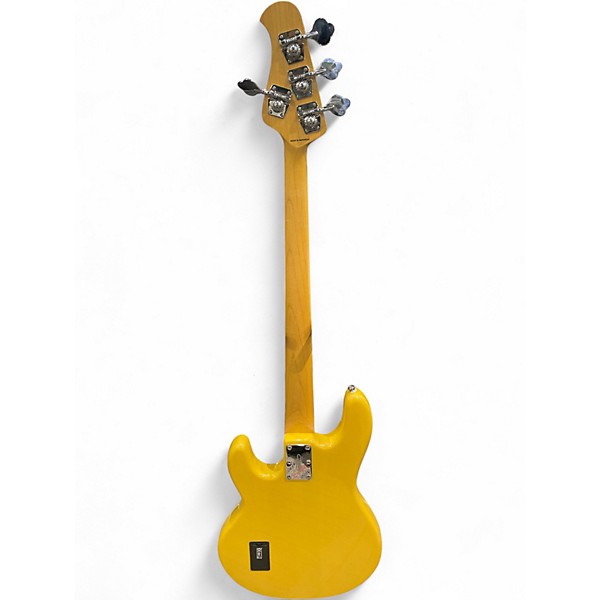 Used Sterling by Music Man STINGRAY Vintage Yellow Electric Bass Guitar