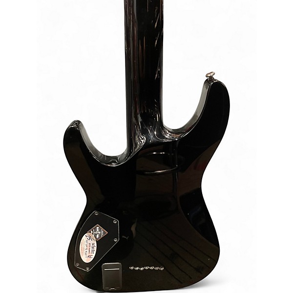 Used Schecter Guitar Research Hellraiser C7 7 String Black Solid Body Electric Guitar