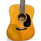 Used 1969 Martin D18 Natural Acoustic Guitar