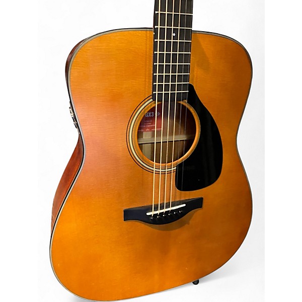 Used Yamaha FGX3 Natural Acoustic Electric Guitar