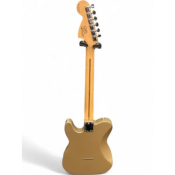 Used Fender Chris Shiflett Telecaster Deluxe Gold Solid Body Electric Guitar