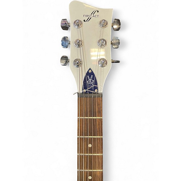 Used First Act VW DOUBLE CUTAWAY White Solid Body Electric Guitar