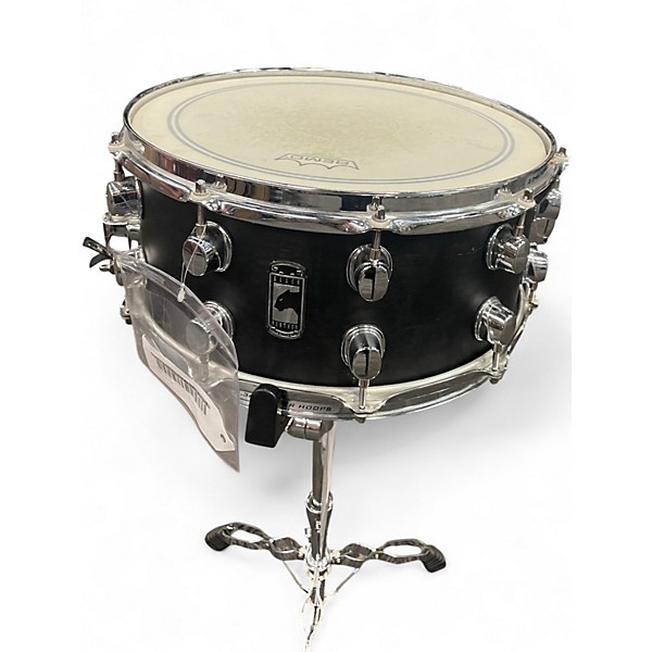 Used Mapex 14X6 Black Panther Snare Black Drum