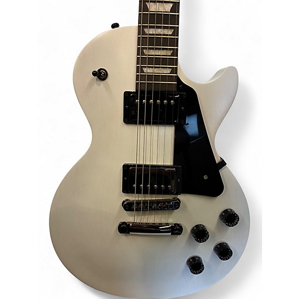 Used 2023 Gibson Les Paul Studio Alpine White Solid Body Electric Guitar