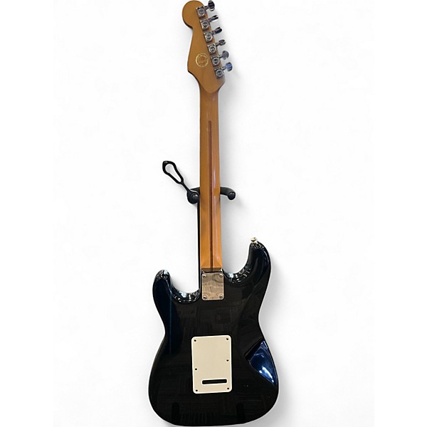 Used 1990s Fender Standard Stratocaster Black Solid Body Electric Guitar