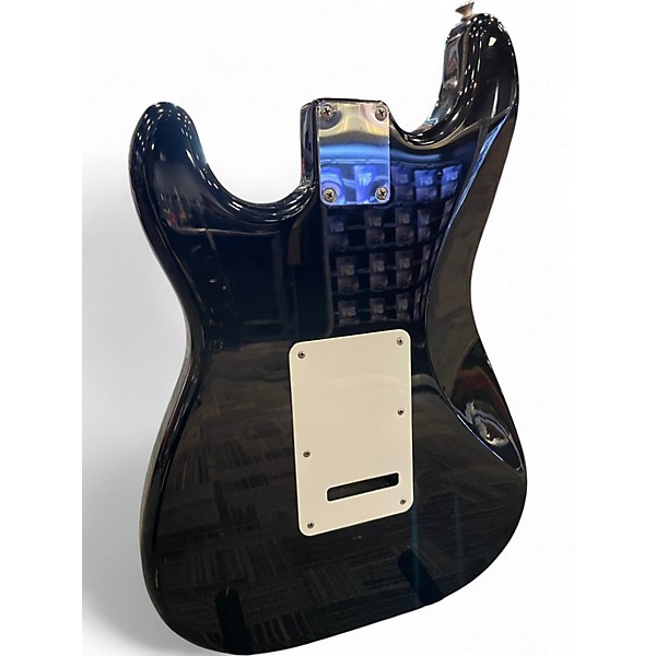 Used 1990s Fender Standard Stratocaster Black Solid Body Electric Guitar