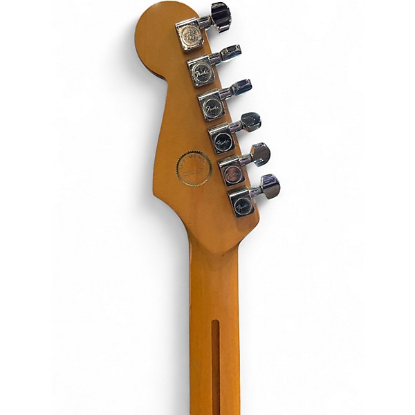 Used 1990s Fender Standard Stratocaster Black Solid Body Electric Guitar