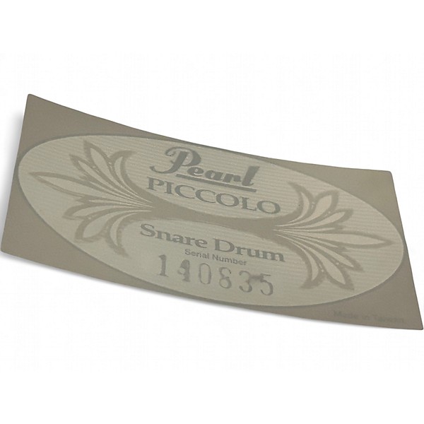 Used Pearl 13in S133OB Piccolo Snare Black Drum