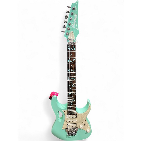 Used Ibanez JEM70V Steve Vai Signature SEAFOAM GREEN Solid Body Electric Guitar
