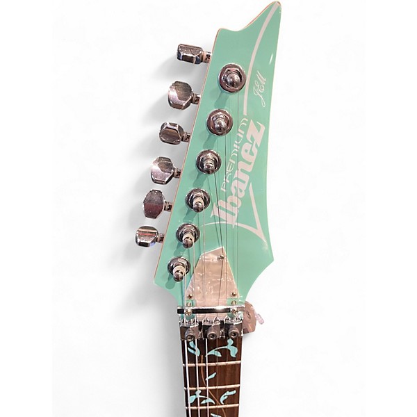 Used Ibanez JEM70V Steve Vai Signature SEAFOAM GREEN Solid Body Electric Guitar