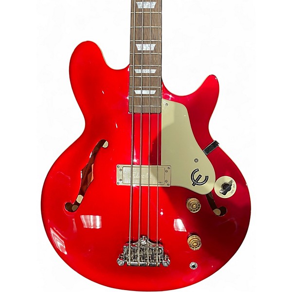 Used Epiphone JACK CASADY SPARKLING BURGUNDY Electric Bass Guitar