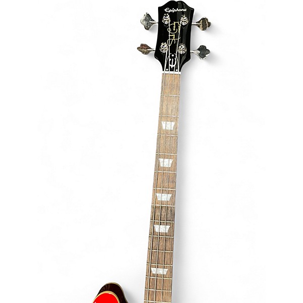 Used Epiphone JACK CASADY SPARKLING BURGUNDY Electric Bass Guitar