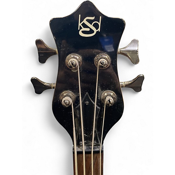 Used Ken Smith Burner Trans Red Electric Bass Guitar