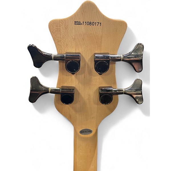 Used Ken Smith Burner Trans Red Electric Bass Guitar