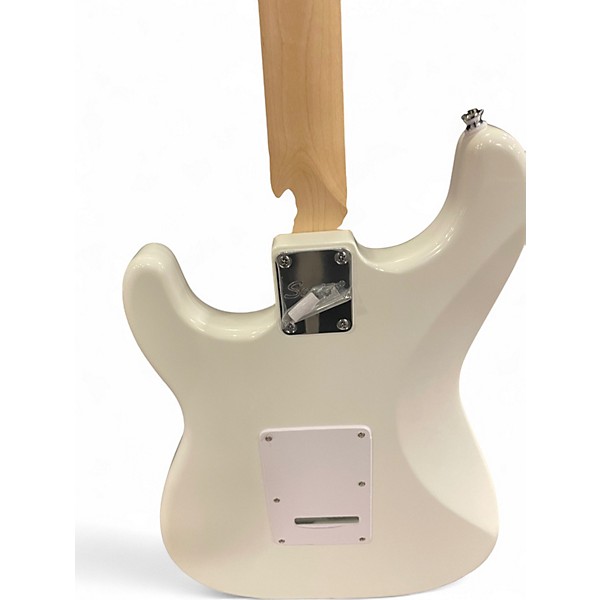 Used Squier STRATOCASTER  WHITE Solid Body Electric Guitar