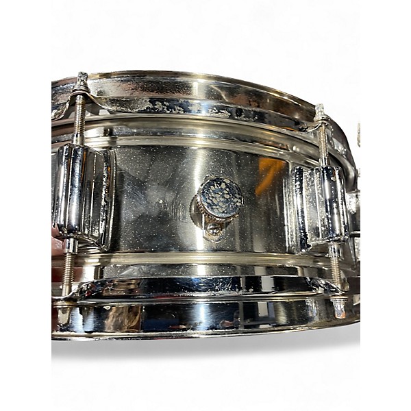 Used Rogers 5.5X14 Powertone Chrome Drum