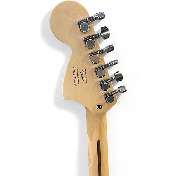 Used 2017 Squier Affinity Stratocaster Black Solid Body Electric Guitar