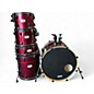 Used Pearl 5 Piece Export EX Wine Red Drum Kit thumbnail