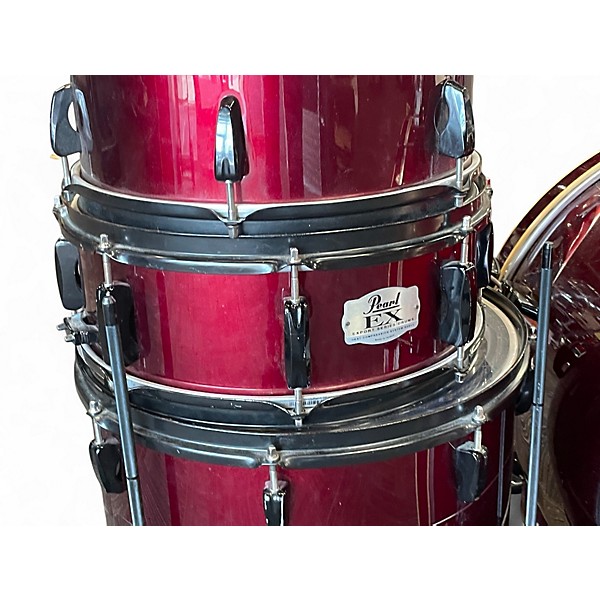 Used Pearl 5 Piece Export EX Wine Red Drum Kit