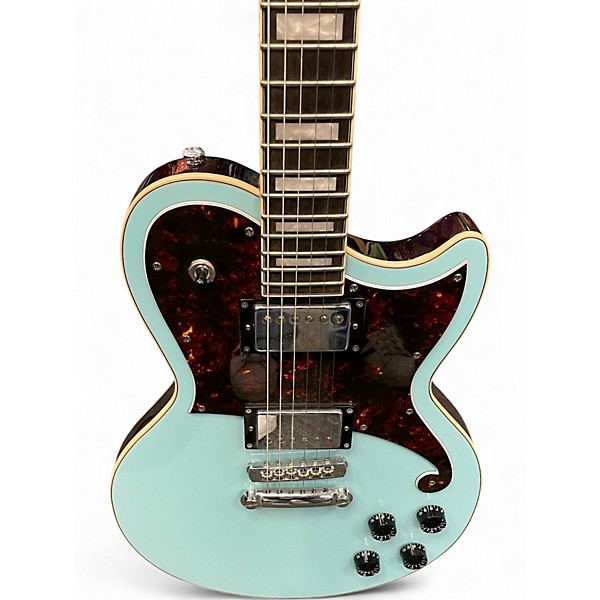 Used D'Angelico Premier Series Atlantic Sonic Blue Solid Body Electric Guitar