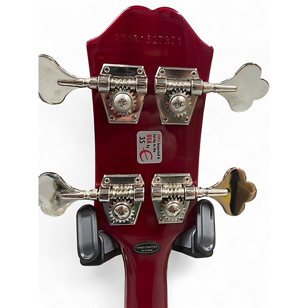 Used Epiphone EB2 Cherry Electric Bass Guitar