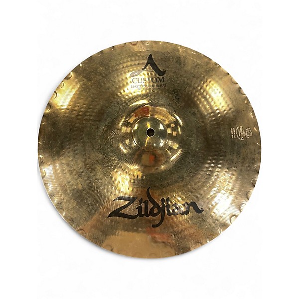 Used Zildjian 14in A Custom Mastersound Hi Hat Pair Cymbal