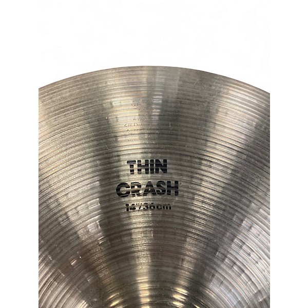 Used Zildjian 14in A Series Thin Crash Cymbal